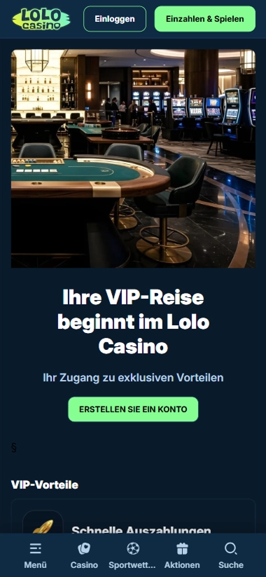screen-3 VIP-Seite Lolo Casino mit Pokerraum-Ansicht